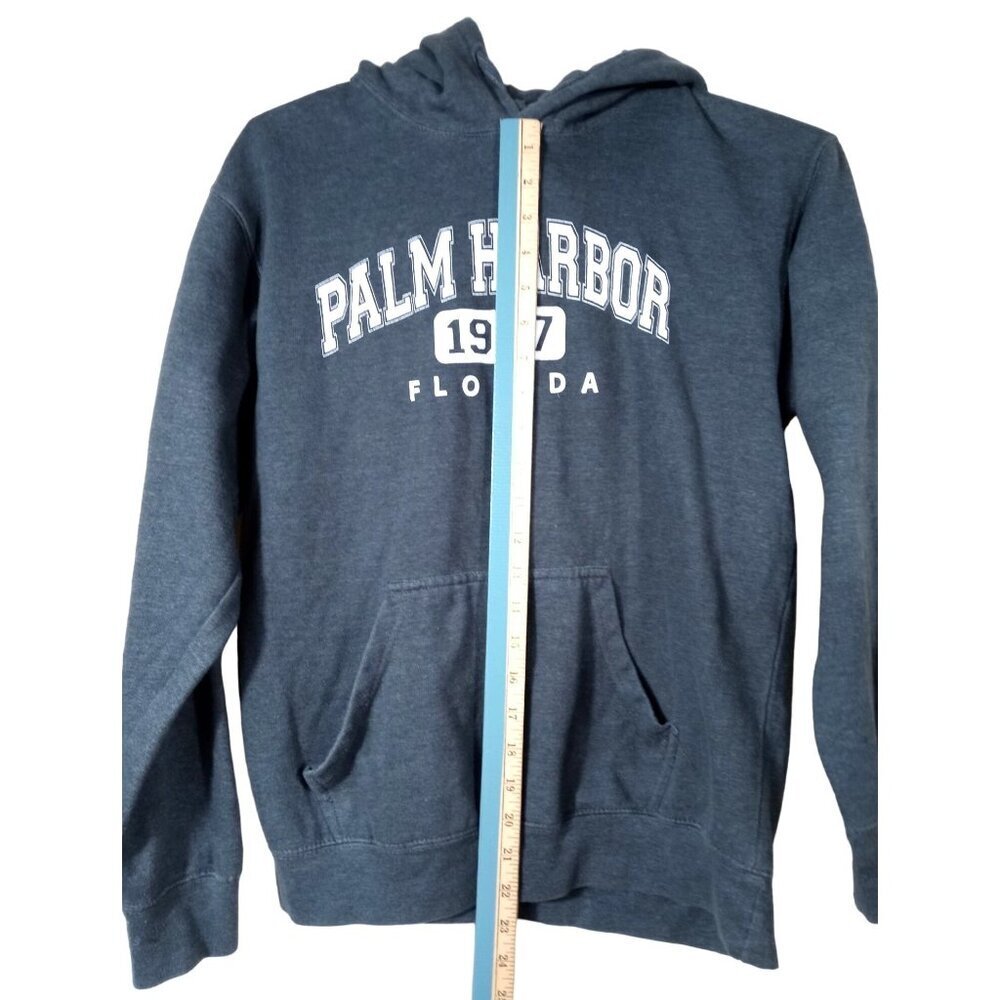 Womens Gray Palm Harbor Florida Hooded Sweatshirt Size Small - Picture 4 of 4